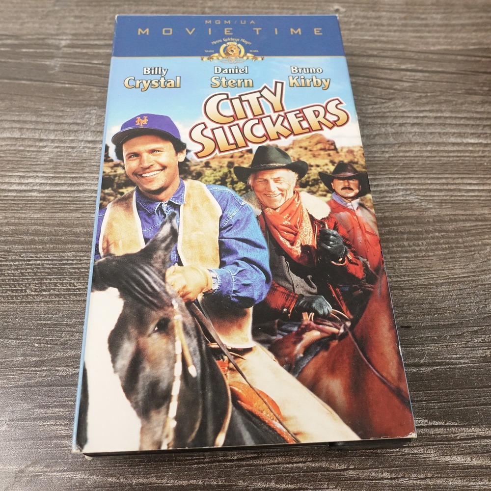 MGM/UA City Slickers VHS Movie N/A Blue Good 1991 Comedy Billy Crystal